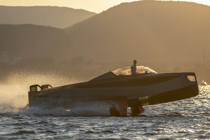 09 08 2018, Saint-Tropez (FRA,83), Foiler, the Flying Yacht by Enata