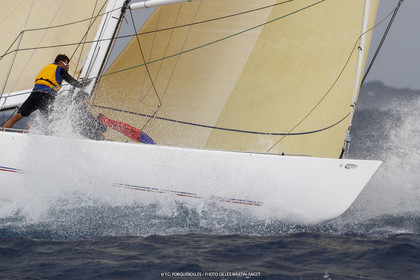 19 06 2024, Porquerolles Island (FRA), Championnat du monde des 12 m JI 2024, Race Day 1