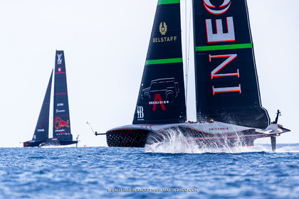 16 09 2024, Barcelona (ESP), 37th America's Cup, Louis Vuitton Cup Semi-final, Race Day 3