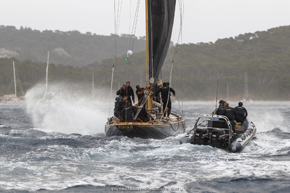 19 06 2024, Porquerolles Island (FRA), Championnat du monde des 12 m JI 2024, Race Day 1