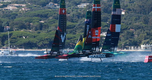 10 09 2025, Saint-Tropez,(FRA), Rockwool SailGP France Saint-Tropez, Race Day 1