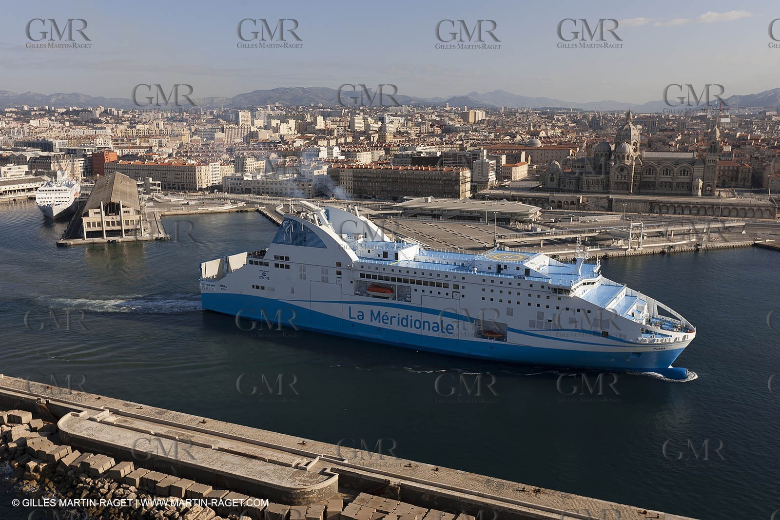 14 01 2012 - Marseille (FRA,13) - La Meridionale shipping company - the Piana off Marseille and the Calanques