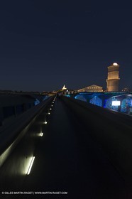 Al Azizi oficial launchat the Mucem museum - H2X boatyard - Oceanographic research ship - Marseille (FRA,13) - 27 05 2014