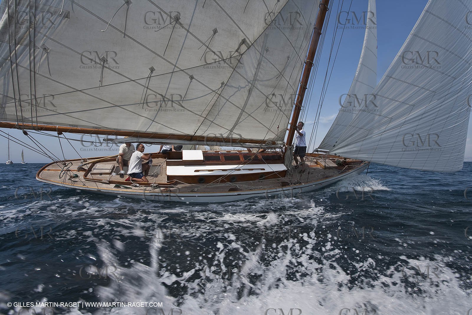 Sailing, Classic yachts, Voiles Vieux Port 2009, Marseille (FRA)