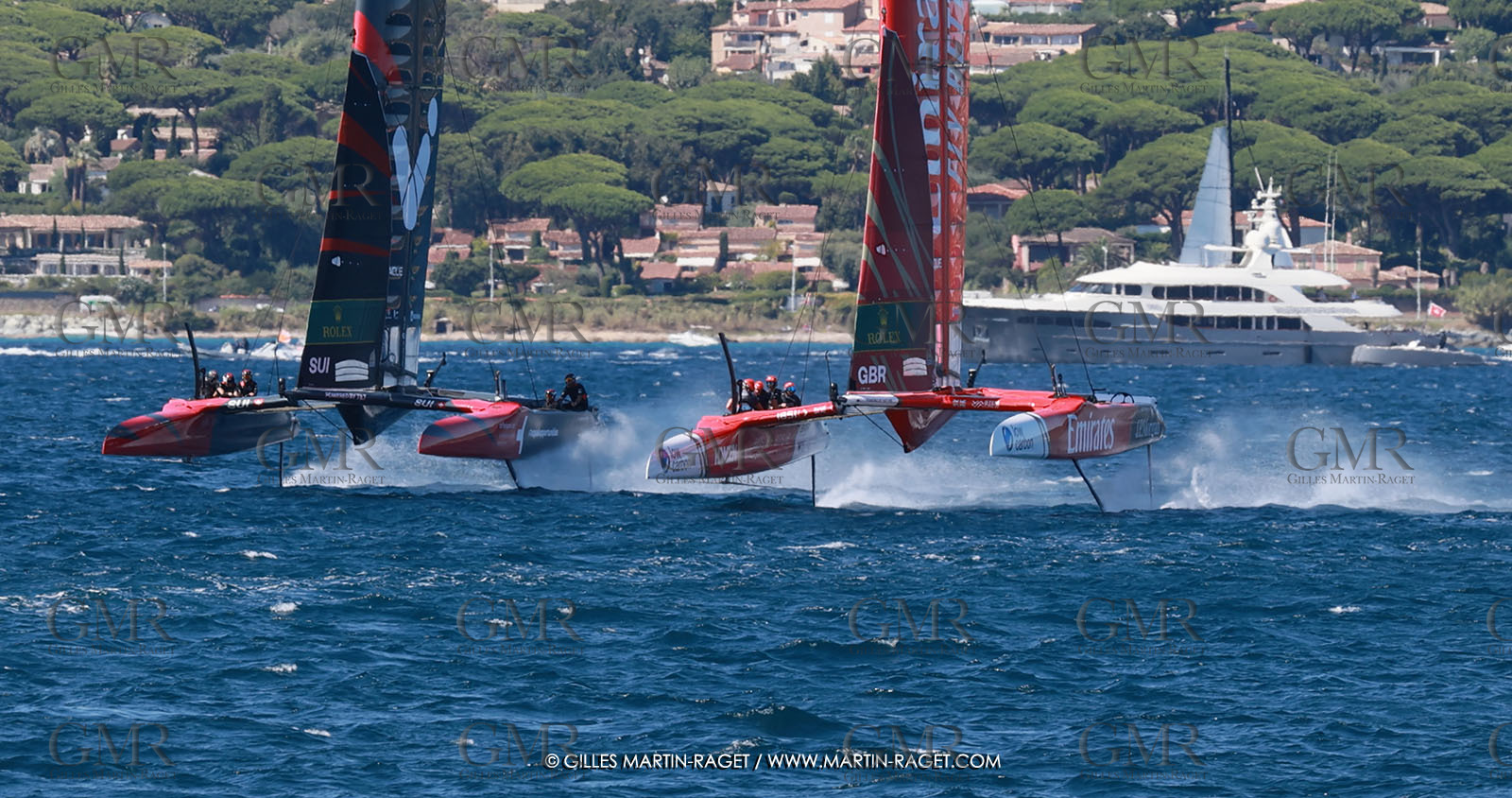 10 09 2025, Saint-Tropez,(FRA), Rockwool SailGP France Saint-Tropez, Race Day 1