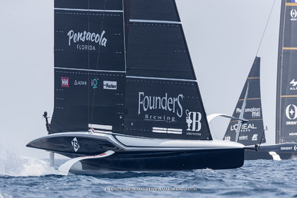 22 08 2024, Barcelona (ESP), Louis Vuitton 37th America's Cup, Louis Vuitton Preliminary Regatta, Race Day 1