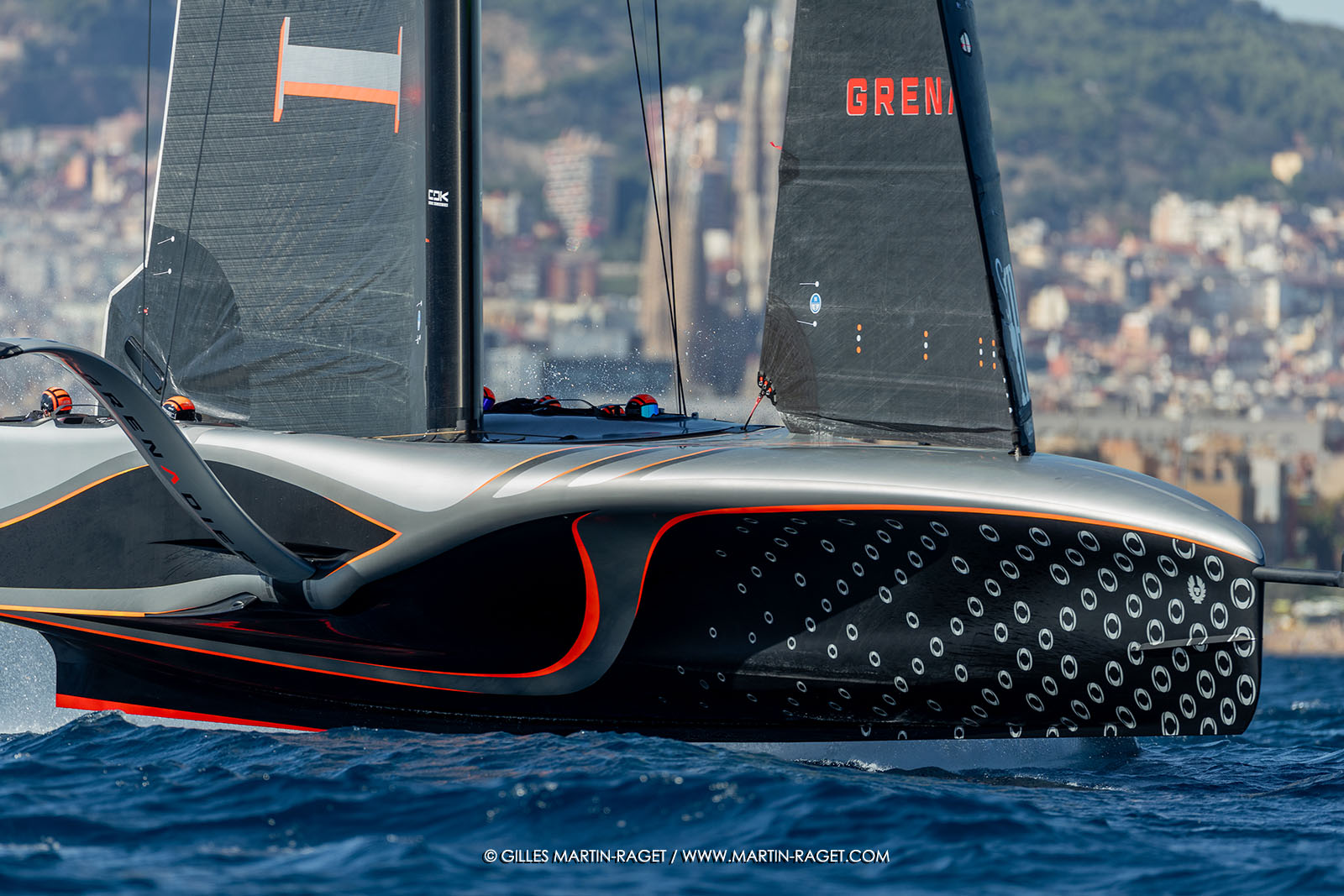 16 09 2024, Barcelona (ESP), 37th America's Cup, Louis Vuitton Cup Semi-final, Race Day 2