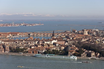 20 02 2012 - Venezia (ITA) - 34th America'sCup - Venezia 2012 America's Cup World Series - The Arsenale where the AC45 moorings, public village, media center and Club 45 will be located