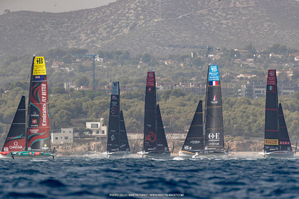 15 09 2023, Vilanova i La Geltru (ESP), 37th America's Cup, Preliminary Regatta N° 1, Race Day 3