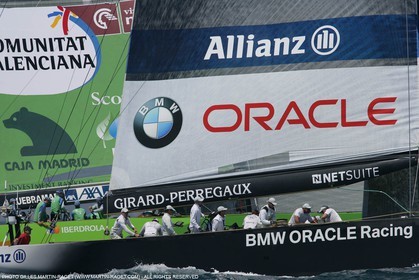 8 05 2007-Valencia (Spain)- 32nd America's Cup - Louis Vuitton Cup - RR2 - Day 10 - BMW ORACLE Racing