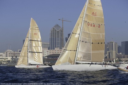 Sailing, Yacht Racing, America's Cup XXVIII, San Diego (USA,CA), 1992, Le Défi Français