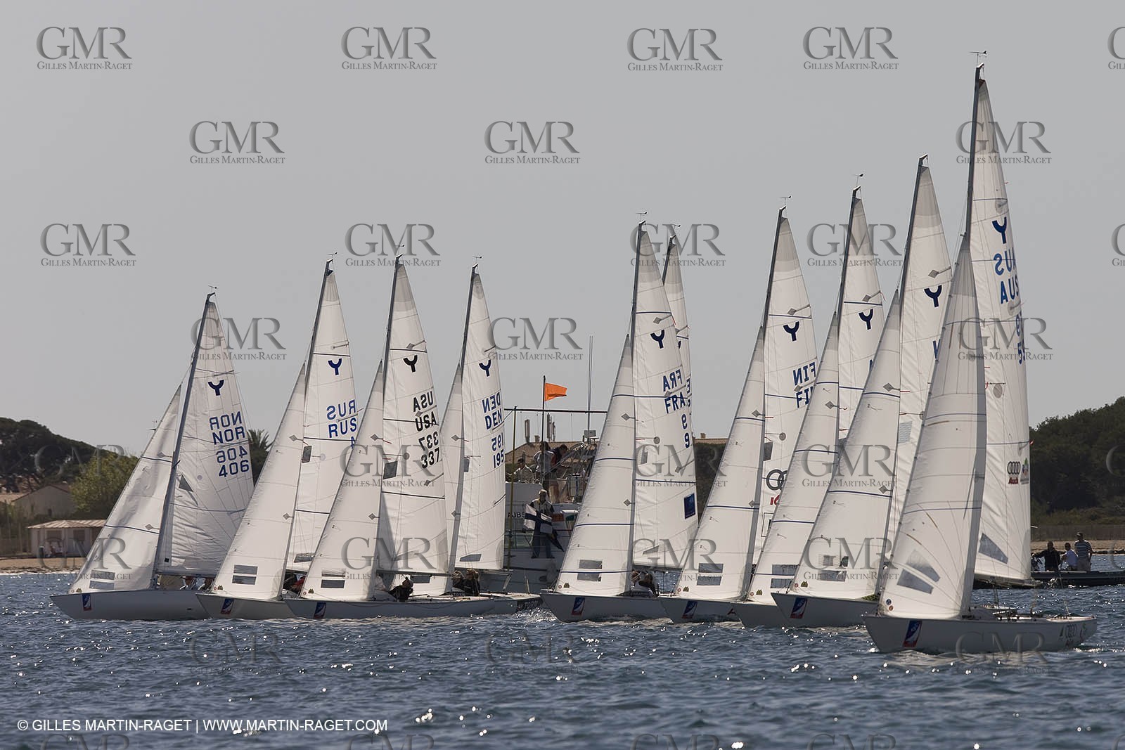 19 04 2008 - Hyères (FRA,83) - Hyères Olympic Week - training - Yingling start