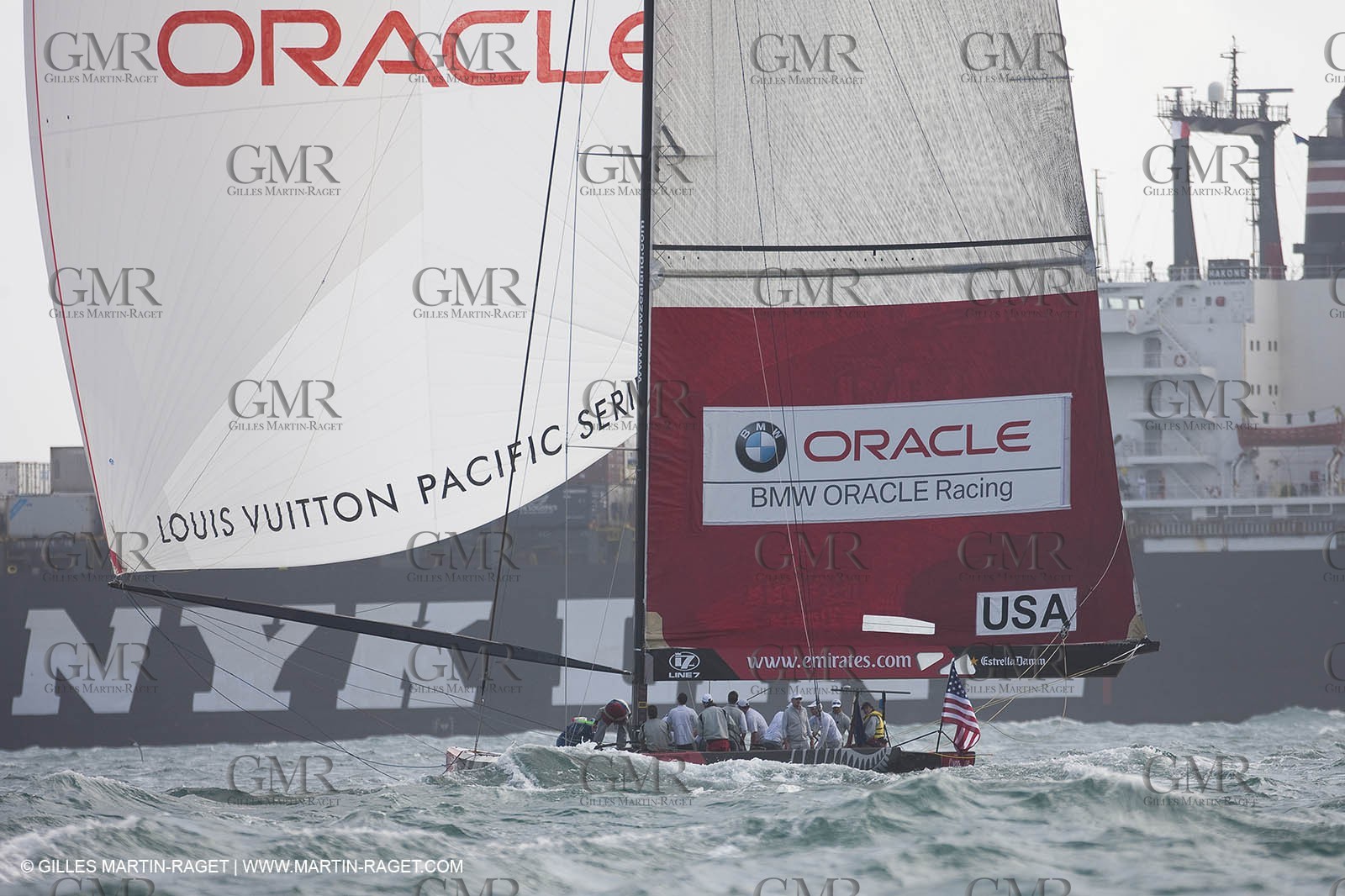 05 02 2009 - Auckland (NZL) -  Louis Vuitton Pacific Series -  Racing Day 4 - Round Robin 2
