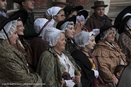 13 01 2012 - Marseille (FRA,13) - Week end d'ouverture de MP 2013 , Groupe de tradition provençale à la sortie de la messe de la Cathedrale de la Major