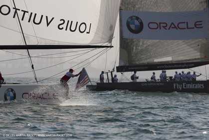 15 11 2010 - Dubai (UAE) - Dubai Louis Vuitton Trophy -  BMW ORACLE Racing Vs Artemis