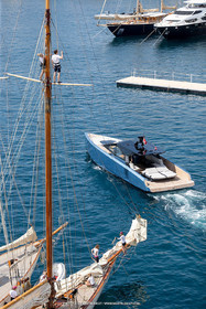 Monaco, 15 05 2022, WallyPower 58 and Ferretti Group  at Grand Prix Historique de Monaco,