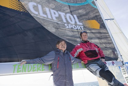 27 03 08- La Grande Motte- (FRA,34) Transat AG2R 2008- Jean-Paul Mouren- Laurent Pellecuer