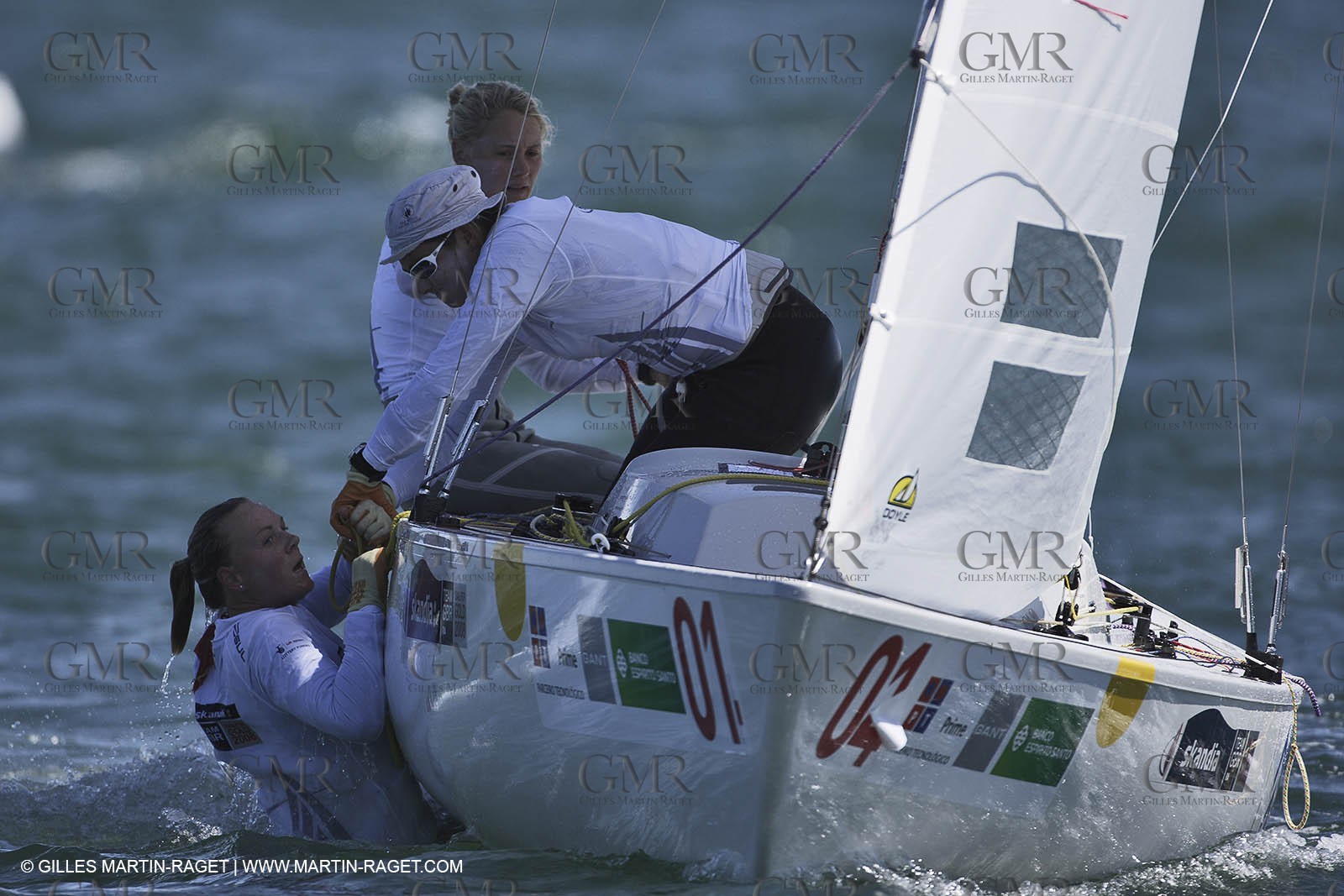 11-05-07 - ISAF SAILING WORLD CHAMPIONSHIPS - CASCAIS 2007 - DAY 8 - Yingling - Medal race - Ayton - Webb - Wilson