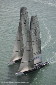 29 01 2009 - Auckland (NZL) -  Louis Vuitton Pacific Series - BMW ORACLE Racing - Training