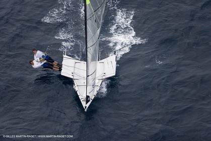 26 04 2007 - 2007 Semaine Olympique Française - Hyères (South of France) - Day 5 - Team France - 49er - Monteau-Guillou