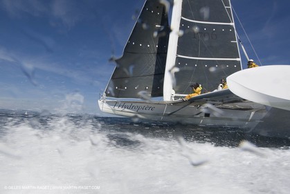 14 06 2008 - Toulon-Hyères (FRA,83) - Campagne d'essais de l'Hydroptère en vue de la tentative de record à plus de 50 nds