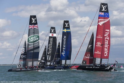 25 07 2015, Portsmouth (GBR), 35th America's Cup, Louis Vuitton America's Cup World Series Portsmouth 2015, Race Day 1