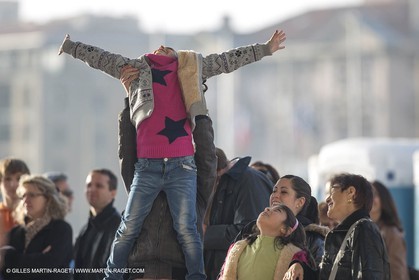 02 02 2013 Marseille (FRA,13) - Opening of the shadehouse and renovated historical Vieux Port