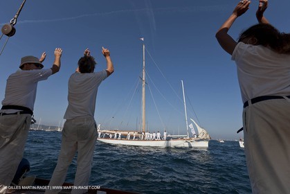 01 10 2011 - Saint Tropez (FRA,13) - Voiles de Saint Tropez 2011 - Classic Yachts - Day 5 - Onboard Mariquita