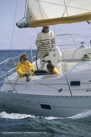 Voile, croisière, personnages, enfants