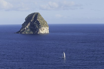 Martinique (French West Indies) Le Diamant rock