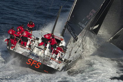 24 mars 2016   Marseille (FRA,13), SFS II (skipper Lionel Péan), dernière sortie d'entraînement avant la SNIM