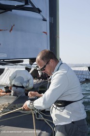 19 11 2009 - San Diego (USA, CA) - 33rd America's Cup - BMW ORACLE Racing - Wing trials, Day 6