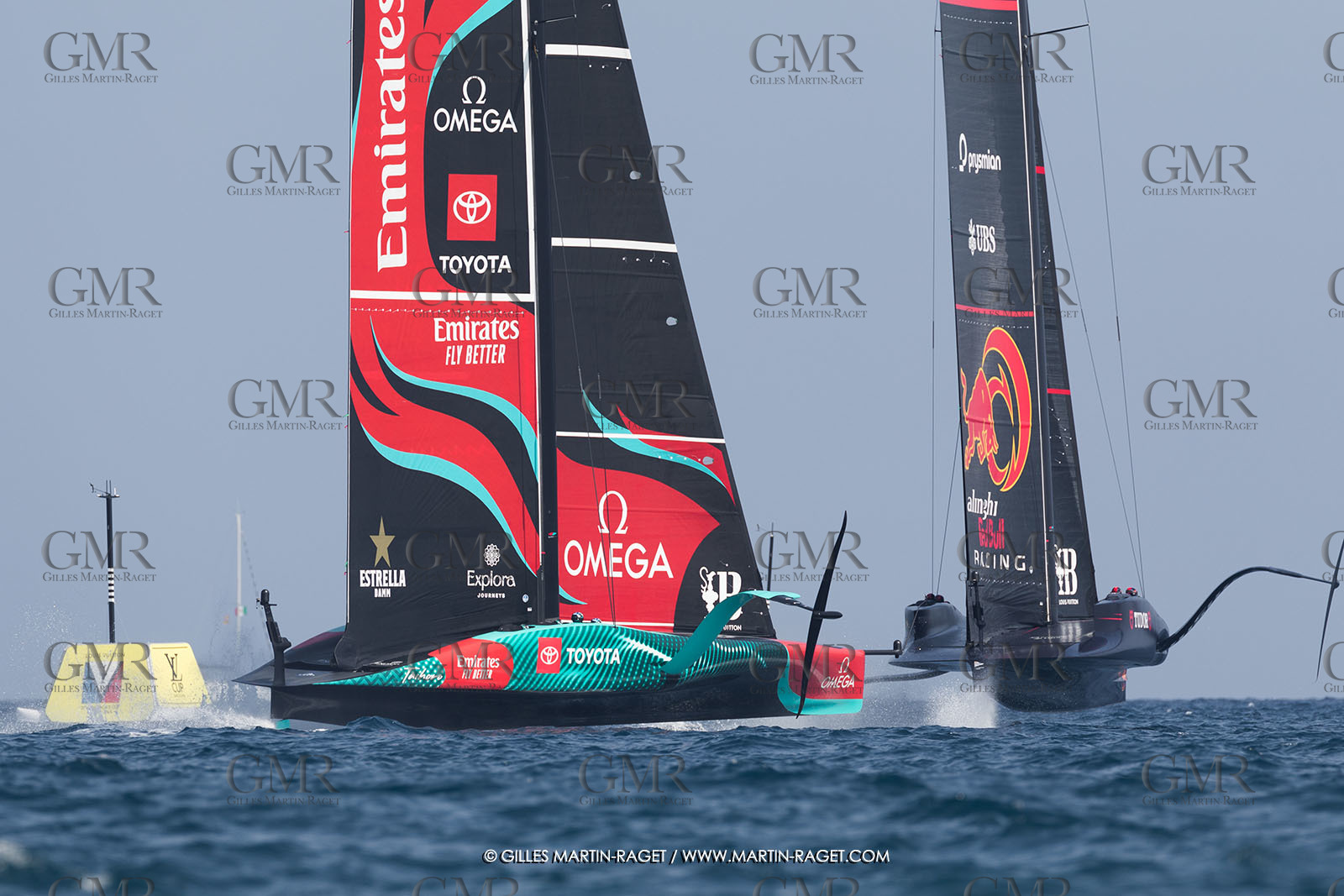 24 08 2024, Barcelona (ESP), Louis Vuitton 37th America's Cup, Louis Vuitton Prelilinary Regatta, Race Day 3