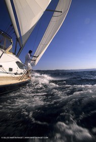 Monocoque de croisiere sous voile