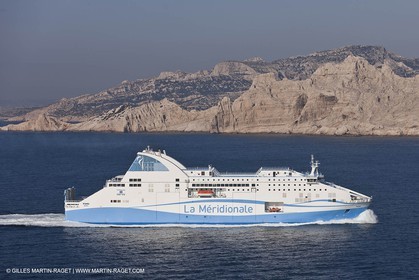 14 01 2012 - Marseille (FRA,13) - La Meridionale shipping company - the Piana off Marseille and the Calanques