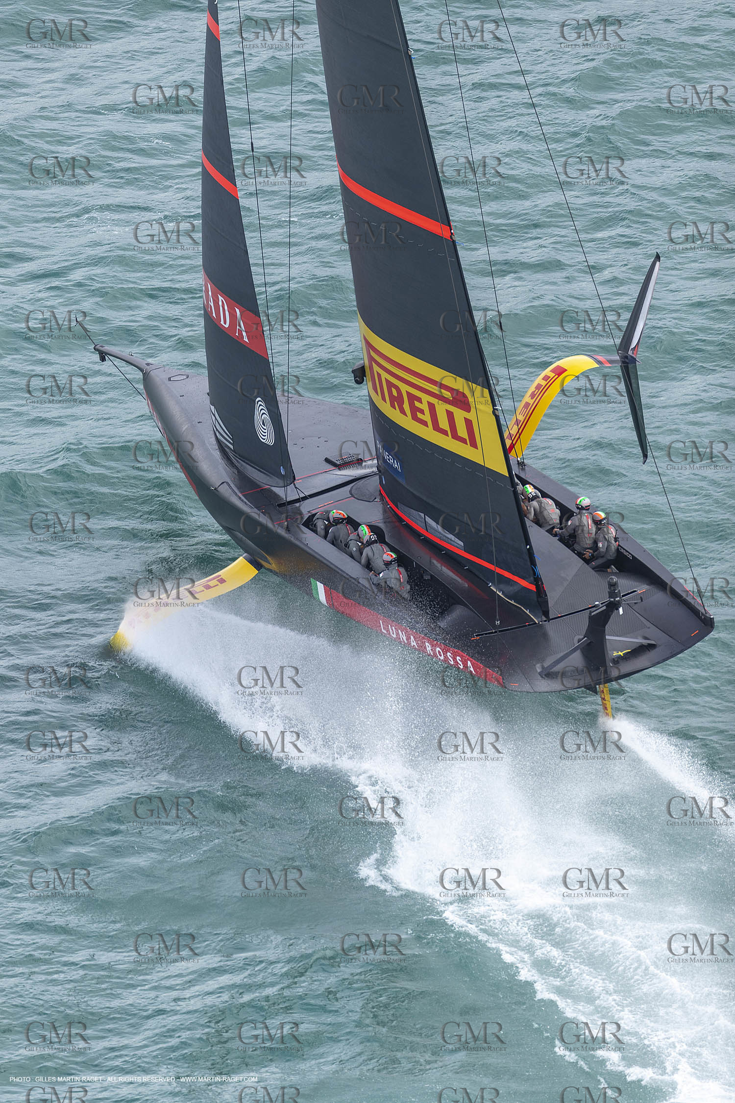 10 12 2020 - Auckland (NZL) - 36th America's Cup - Practice Sessions - Day 2 -Luna Rossa Prada Pirelli Team