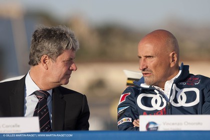 19 05 2010 - La Maddalena (ITA, Sardinia) Louis Vuitton Trophy - BMW ORACLE Racing - Training