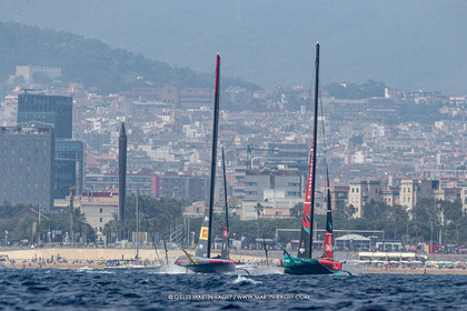 22 08 2024, Barcelona (ESP), Louis Vuitton 37th America's Cup, Louis Vuitton Preliminary Regatta, Race Day 1