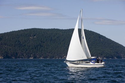 09 09 2008 - Anacortes (WA, USA) - America's Cup - BMW ORACLE Racing - 90 ft trimaran sea trials - Day 7