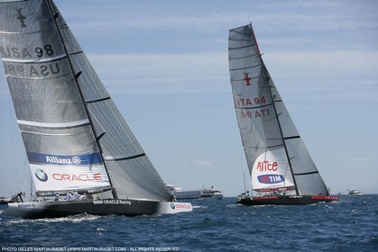 14 05 2007-Valencia (Spain)- 32nd America's Cup - Louis Vuitton Cup - Semi-final - Day 1 - BMW ORACLE racing