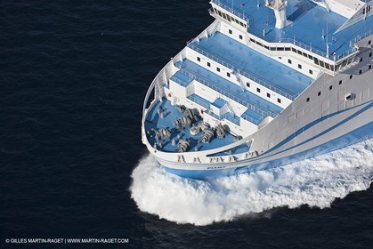 14 01 2012 - Marseille (FRA,13) - La Meridionale shipping company - the Piana off Marseille and the Calanques