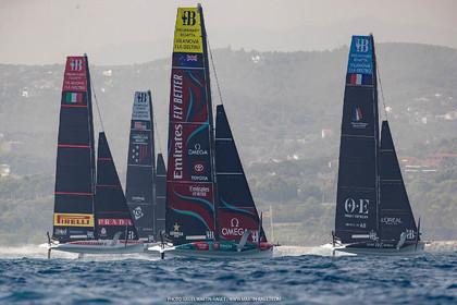 15 09 2023, Vilanova i La Geltru (ESP), 37th America's Cup, Preliminary Regatta N° 1, Race Day 3