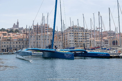 18 05 2022, Marseille (FRA), APremière navigation du trimaran Ultim SVR LAZARTIGUE à Marseille