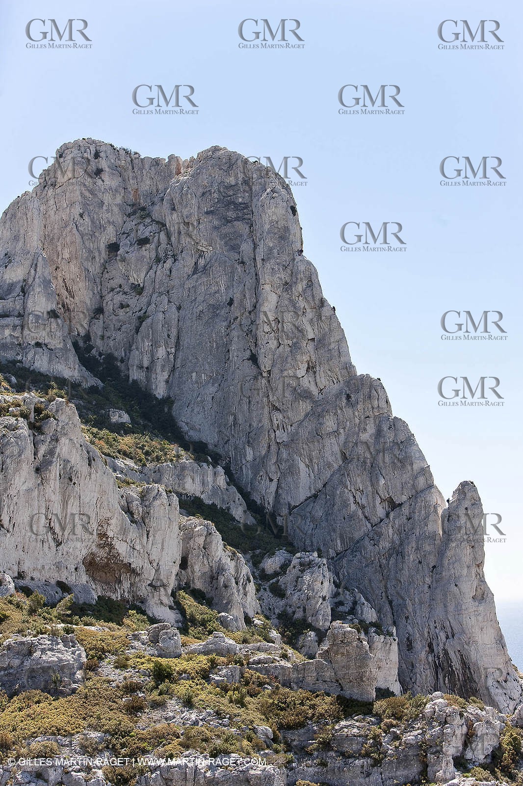 30 04 2009 - Marseille (FRA, 13) - Les Calanques - La Grande Candelle (north face)