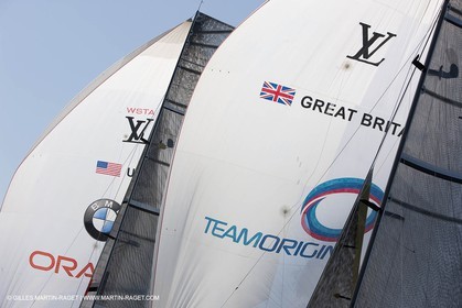 19 05 2010 - La Maddalena (ITA, Sardinia) Louis Vuitton Trophy - BMW ORACLE Racing - Training