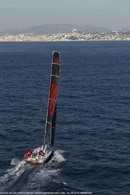 24 mars 2016   Marseille (FRA,13), SFS II (skipper Lionel Péan), dernière sortie d'entraînement avant la SNIM