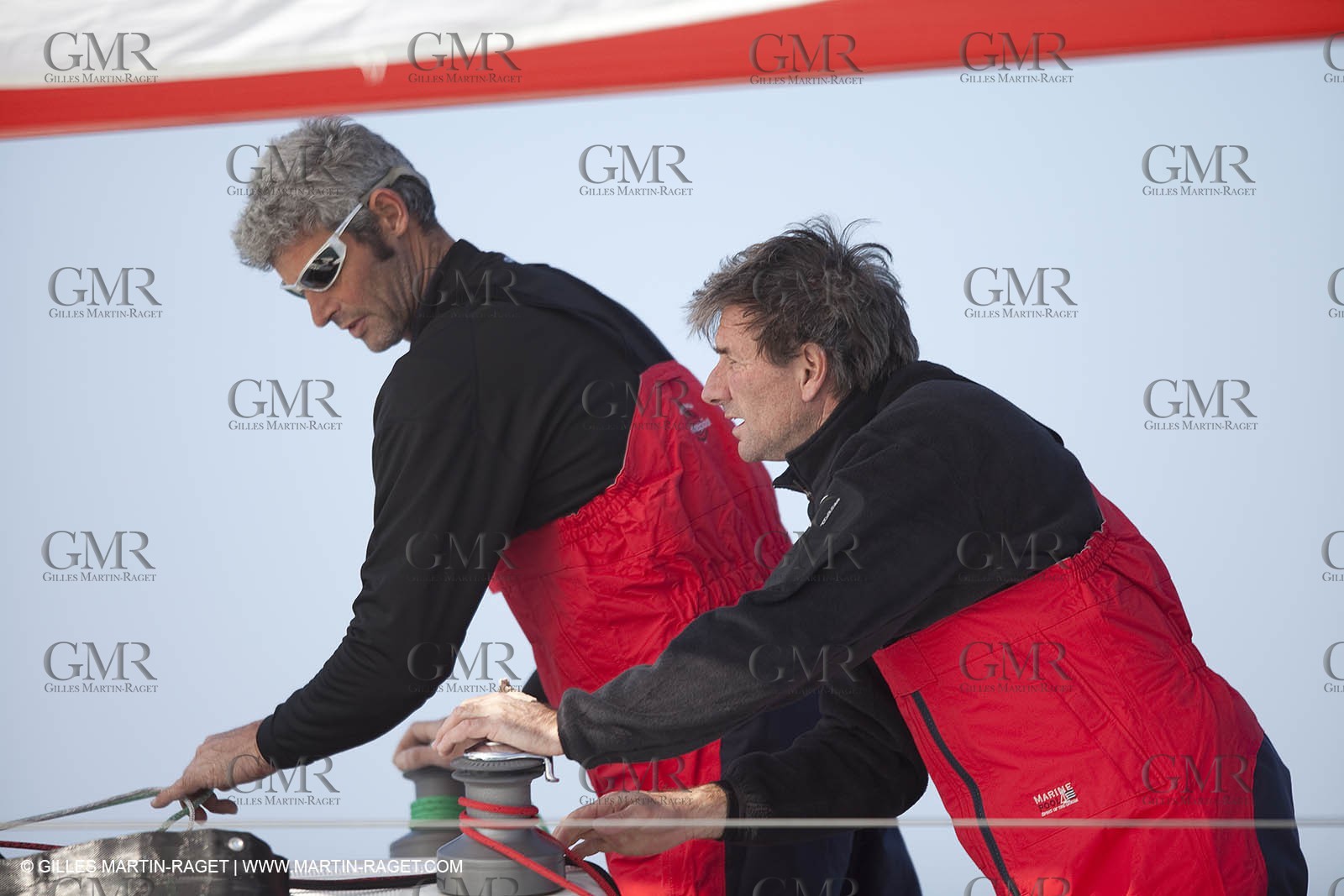 13 03 2010 -  La Grande Motte   Port Camargue (FRA) - Groupe Bel - Kito de Pavant   Sebastien Audigane training for Transat AG2R