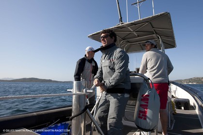 18 05 2010 - La Maddalena (ITA, Sardinia) Louis Vuitton Trophy - BMW ORACLE Racing - Training