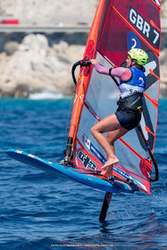 16 07 2023, Marseille, (FRA), Paris 2024 Olympic Games 2024 Sailing Test Event, Day 8, Medal race IQ Foil Women