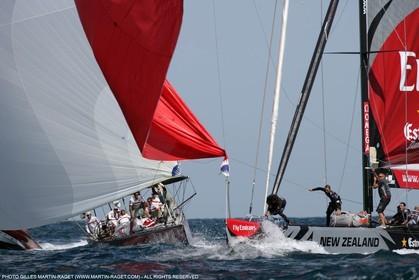 01 06 2007-Valencia (Spain)- 32nd America's Cup - Louis Vuitton Cup Final - Day 1